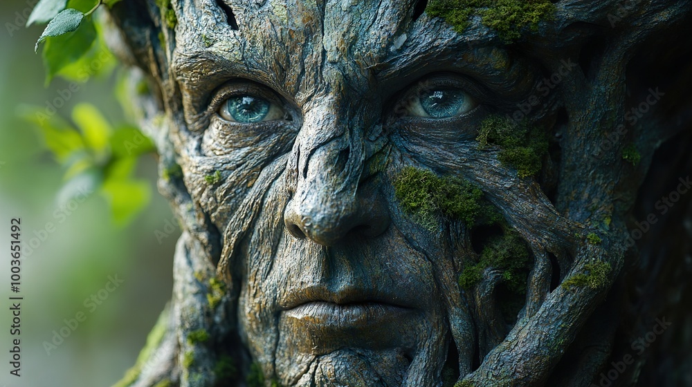 Tree Spirit: A Mystical Portrait of Nature's Guardian Tree Spirit: A Mystical Portrait of Nature's Guardian