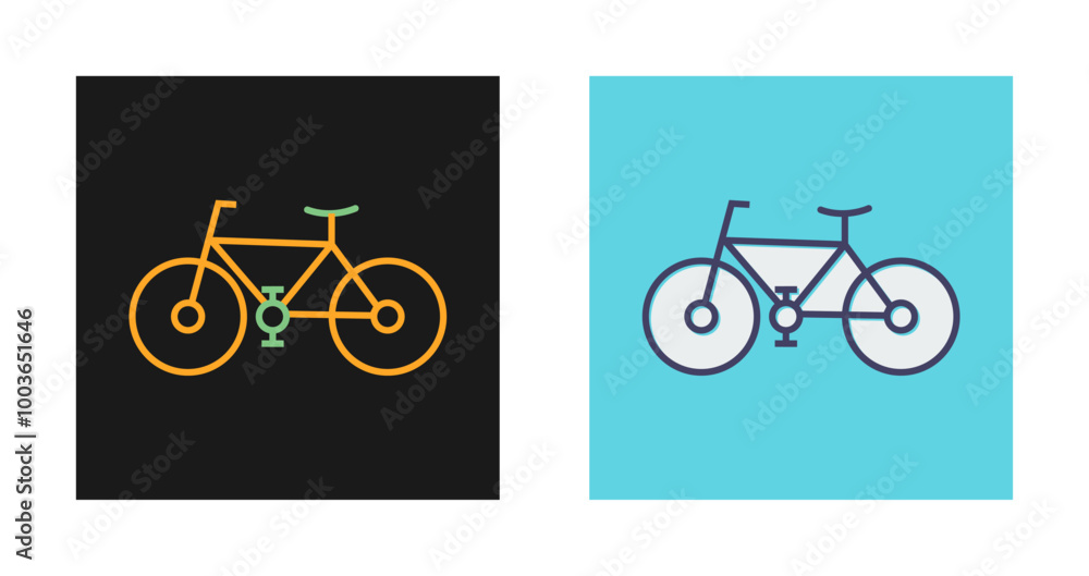 Obraz premium Bicycle Vector Icon