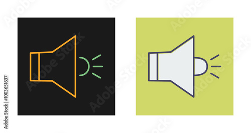 Loudspeaker Vector Icon