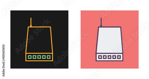 Networking Switch Vector Icon