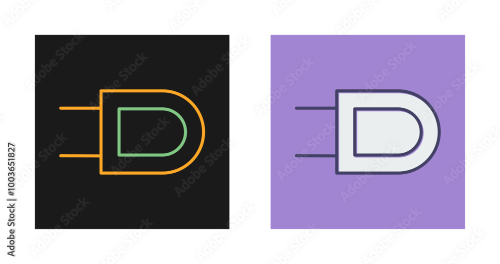 Plug Vector Icon Plug Vector Icon