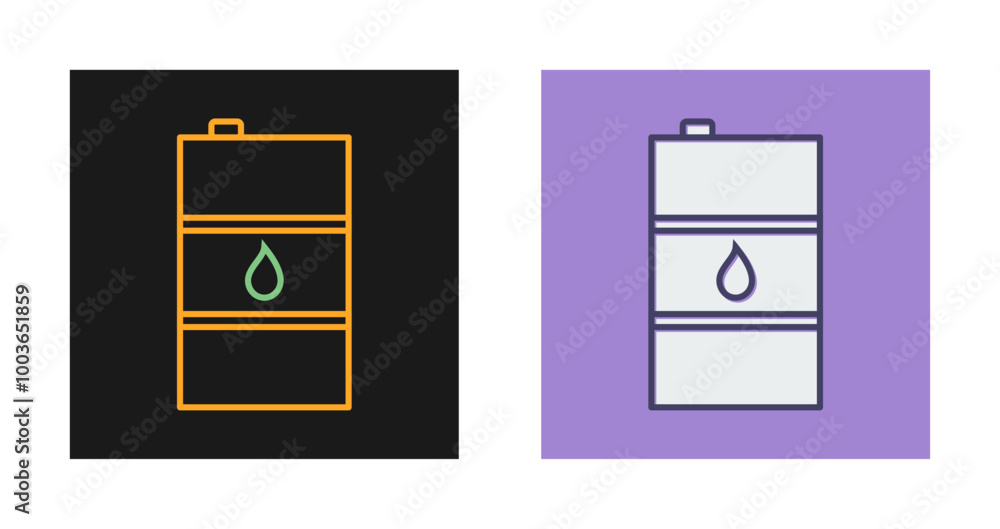 Oil Barrel Vector Icon Oil Barrel Vector Icon