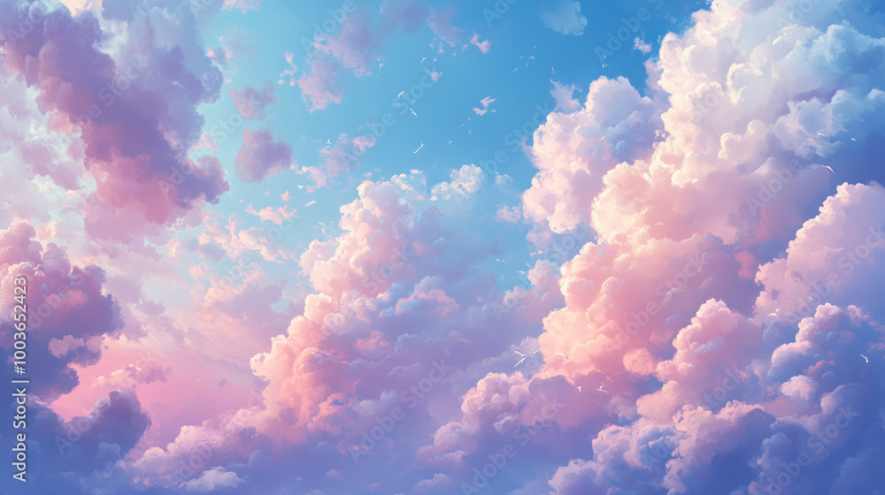 Beatiful sky with comolus clouds
Beatiful sky with comolus clouds