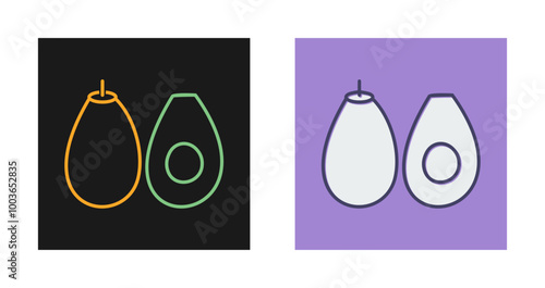 Avocado Vector Icon