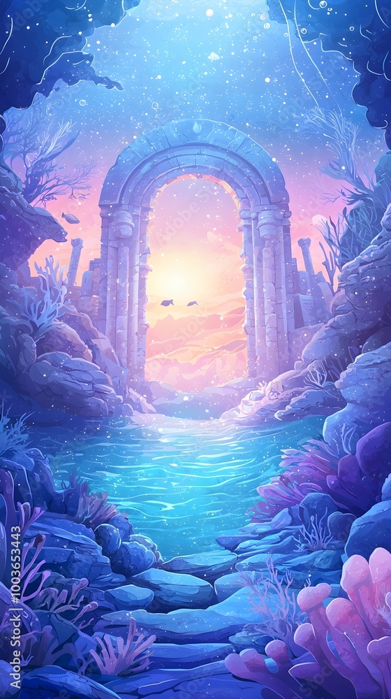 Underwater Archway Fantasy Underwater Archway Fantasy