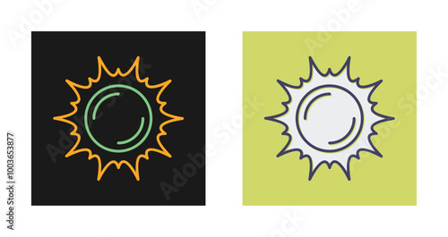 Sun Vector Icon