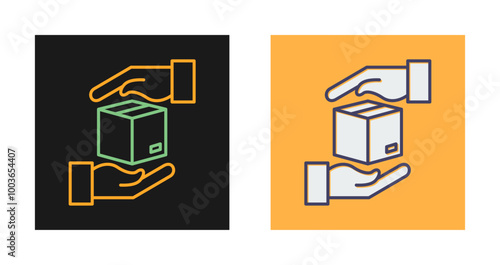 Receive Package Vector Icon