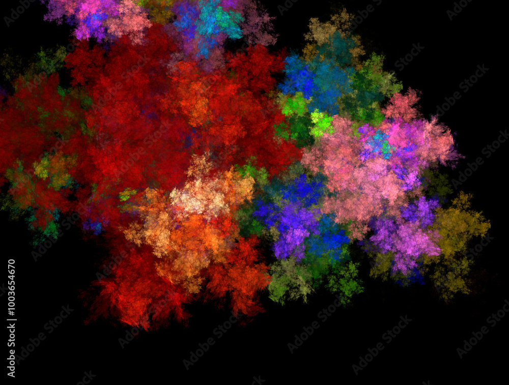 Imaginatory fractal abstract background Image Imaginatory fractal abstract background Image