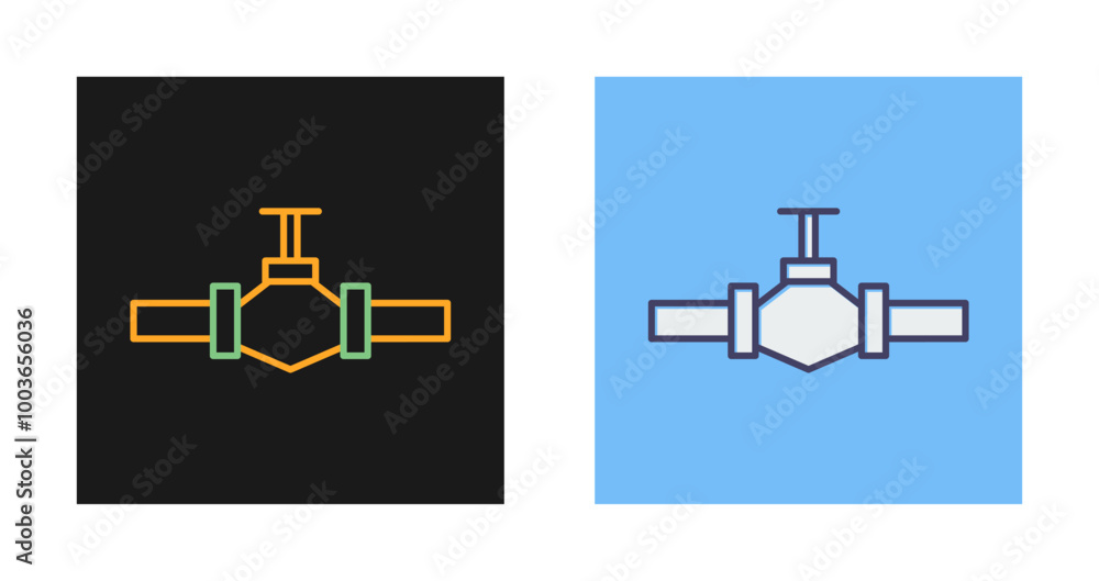 Valve Vector Icon Valve Vector Icon