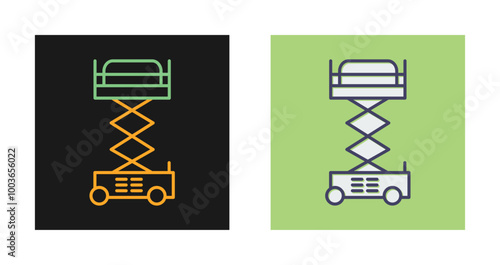 Lifter Crane Vector Icon