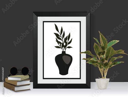 plant in a vase photo