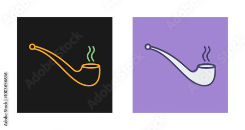 Smoking Pipe Vector Icon