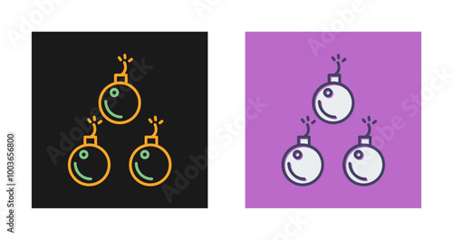 Cannon Balls Vector Icon