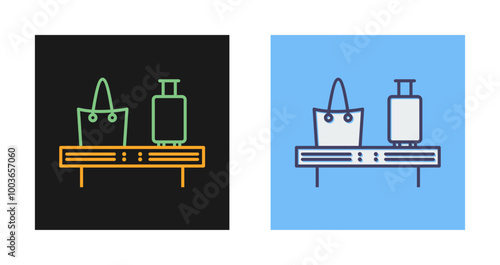 Wallpaper Mural Luggage Carousel Vector Icon Torontodigital.ca