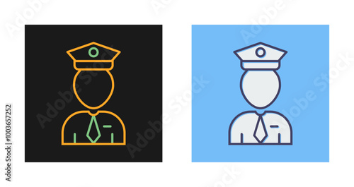 Flight Captain Vector Icon