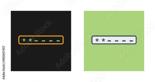 Enter Passcode Vector Icon
