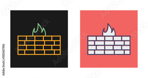 Firewall Vector Icon