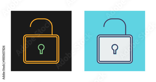 Open Lock Vector Icon Vector Icon