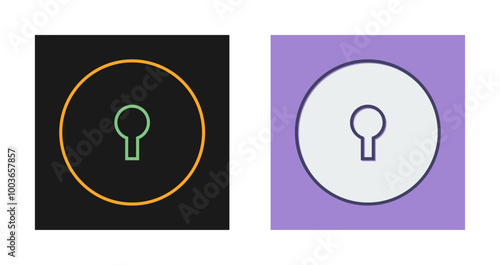 Keyhole Vector Icon