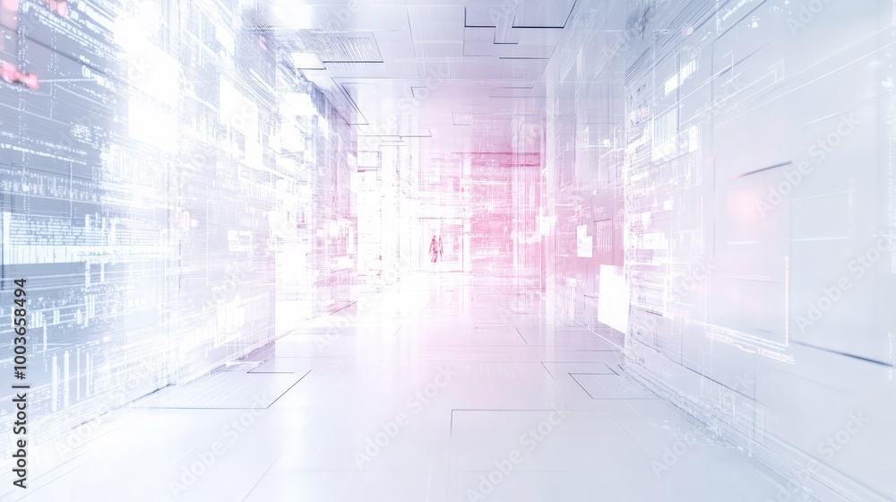 Cyber Security wallpaper for presentation white tone main object in left of picture Cyber Security wallpaper for presentation white tone main object in left of picture