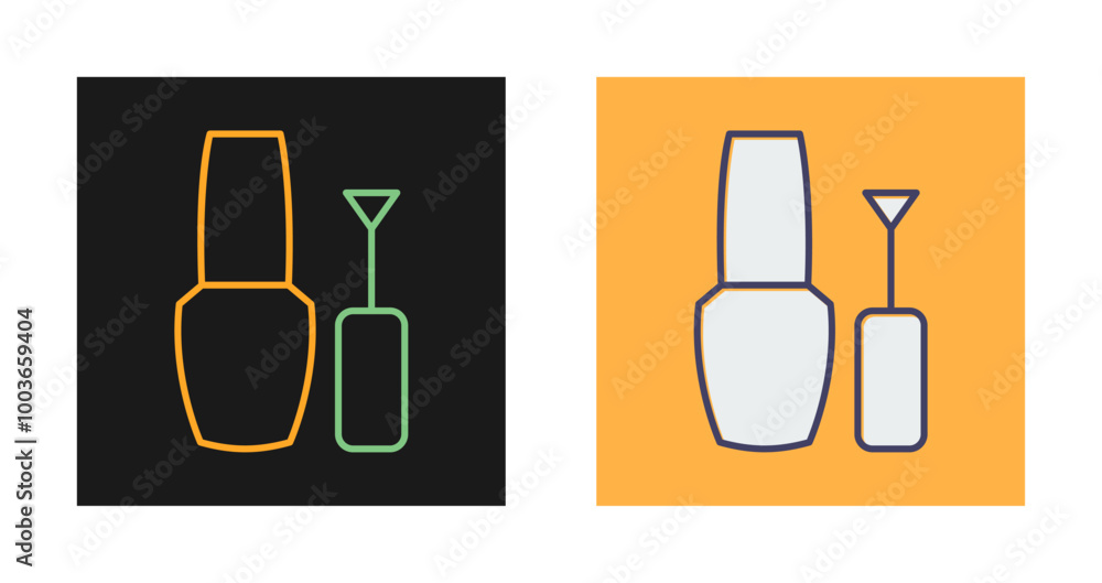 Nailpolish Vector Icon Nailpolish Vector Icon