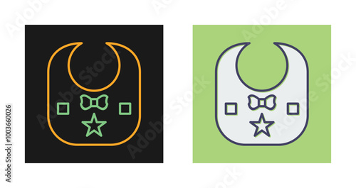 Baby Bib Vector Icon