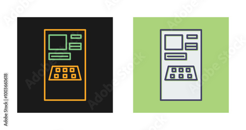 Cash Machine Vector Icon
