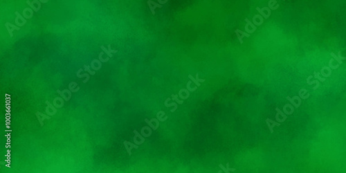 Dark watercolor grunge green concrete. Grungy green canvas background or texture. vintage green stone light wallpaper smooth paint wall surface texture background.