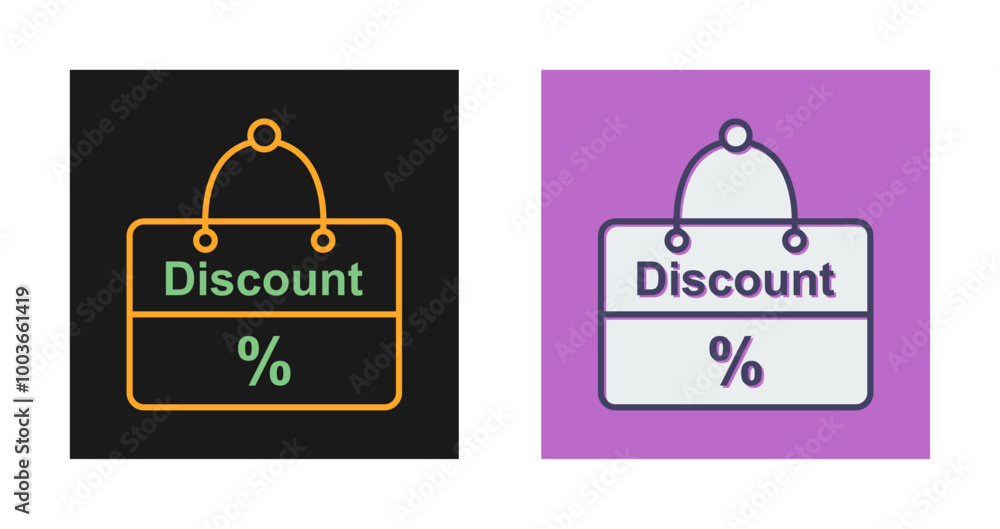 Discount Vector Icon Discount Vector Icon