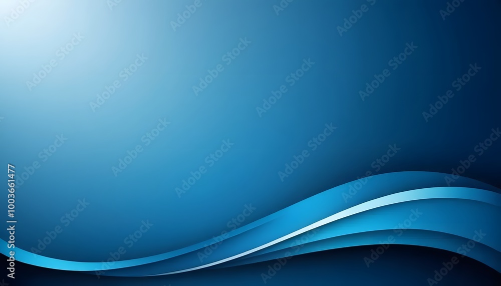 Obraz premium abstract blue wave background