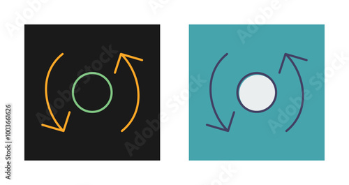 Synchronization Vector Icon