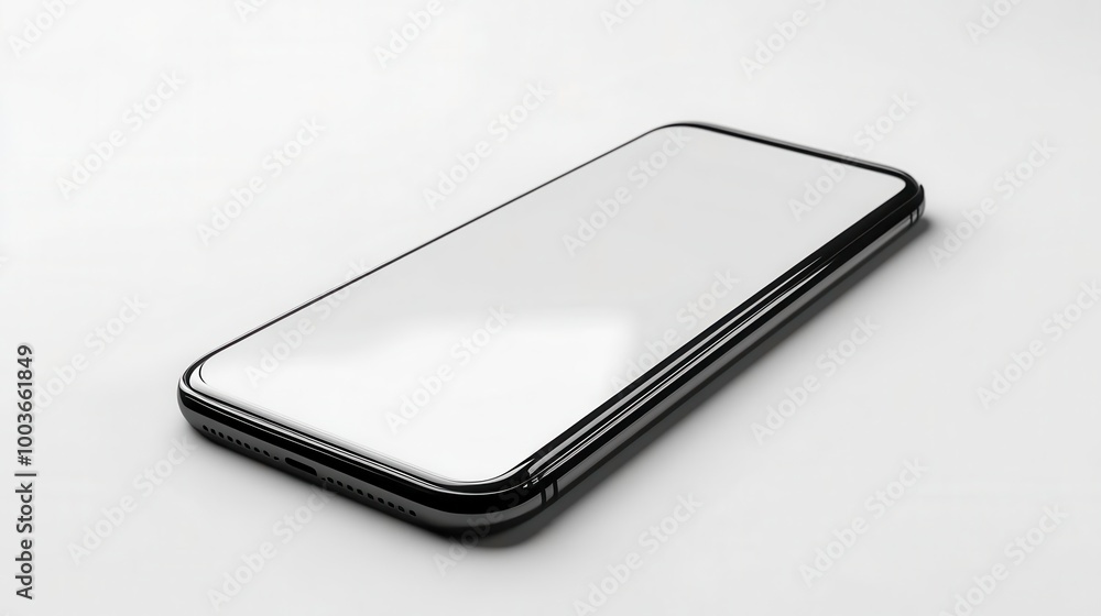 Smartphone on a white isolated background. Smartphone on a white isolated background.