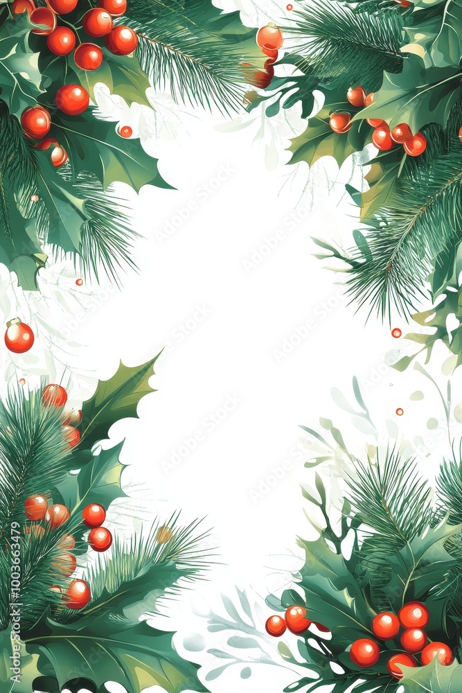 a minimalist christmas border a minimalist christmas border