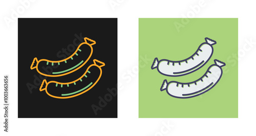 Sausage Vector Icon