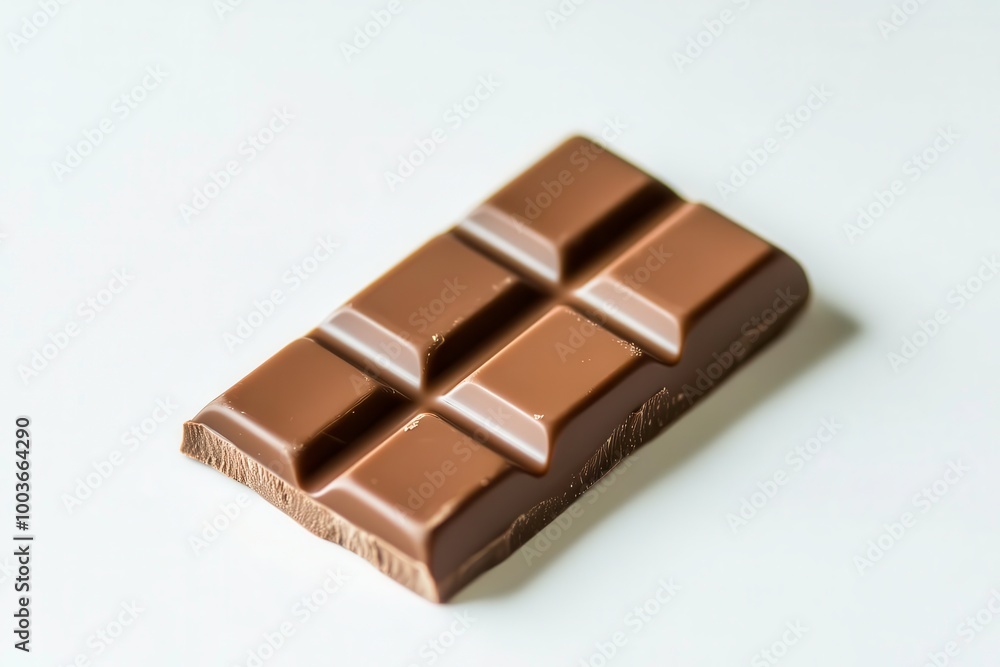 Chocolate bar on a white isolated background Chocolate bar on a white isolated background