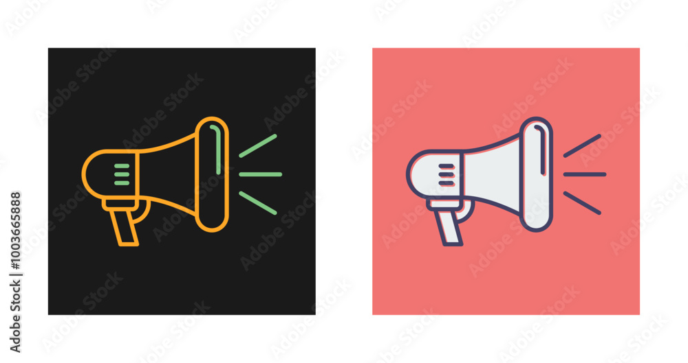 Megaphone Vector Icon Megaphone Vector Icon
