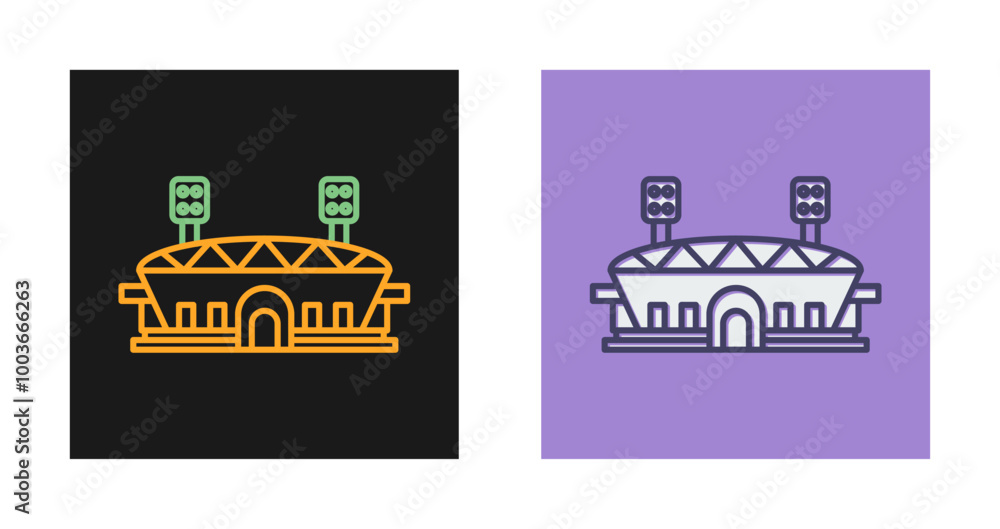 Stadium Vector Icon Stadium Vector Icon