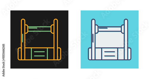 High Jump Vector Icon