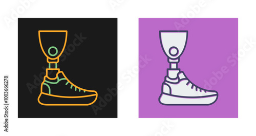 Prosthesis Vector Icon