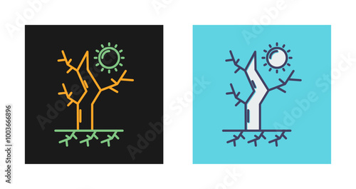 Drought Vector Icon
