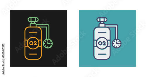Oxygen Tank Vector Icon