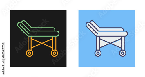 Stretcher Vector Icon