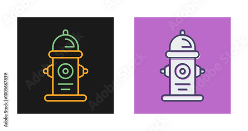Fire Hydrant Vector Icon