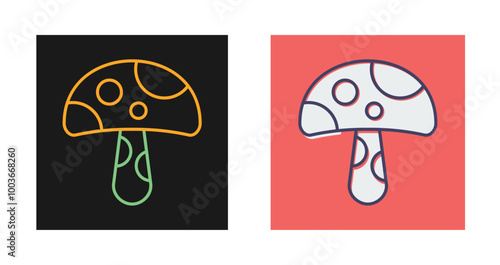 Mushroom Vector Icon