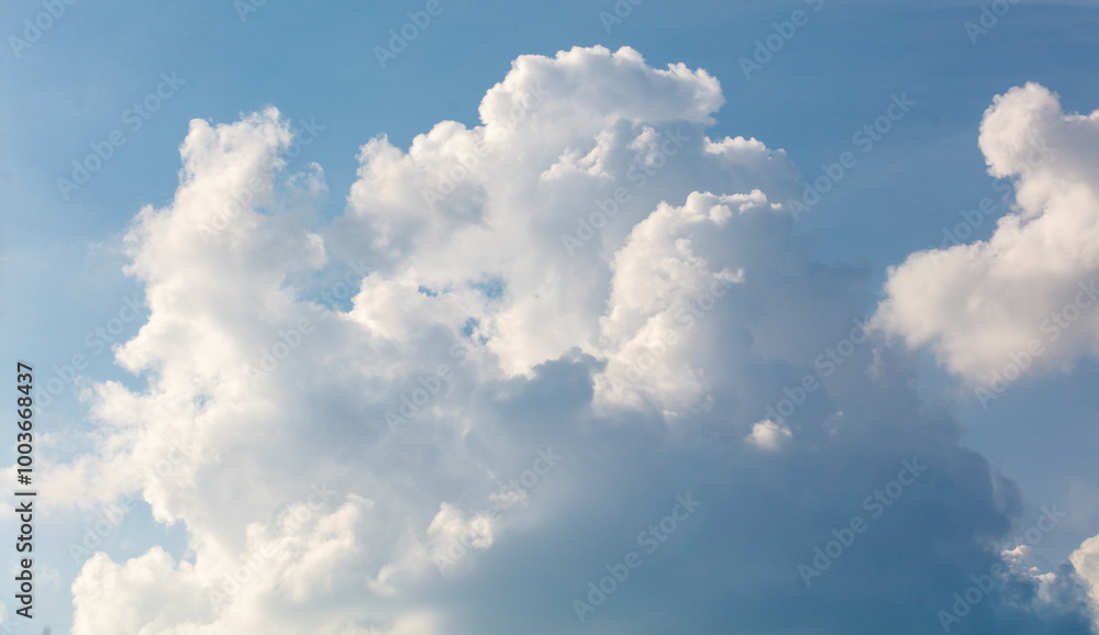 Clouds on the blue sky as a background Clouds on the blue sky as a background