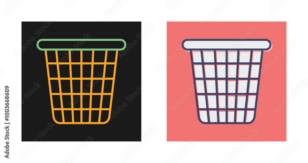 Trash Bin Vector Icon Trash Bin Vector Icon