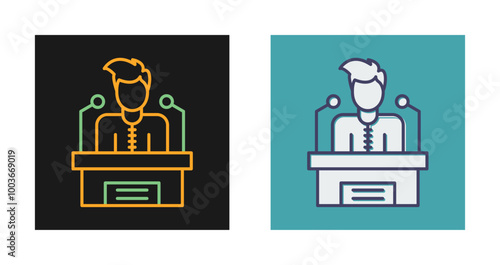 Speech Vector Icon