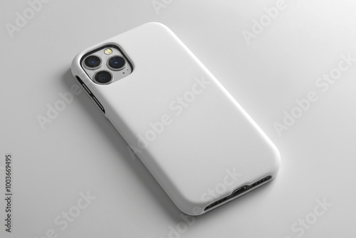 Smartphone case mockup isolated created with Generative AI