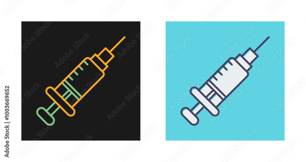 Injection Vector Icon Injection Vector Icon