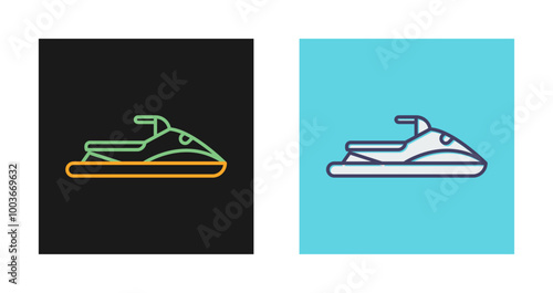 Jet Ski Vector Icon